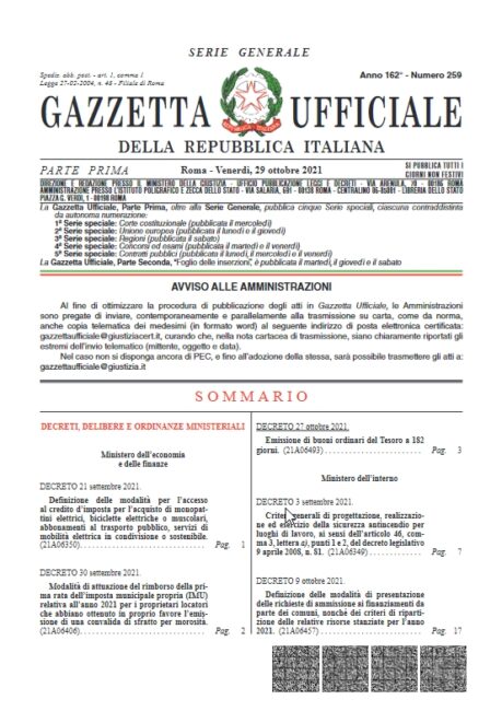 Gazzetta-ufficiale.259-21-Ottobre-2021