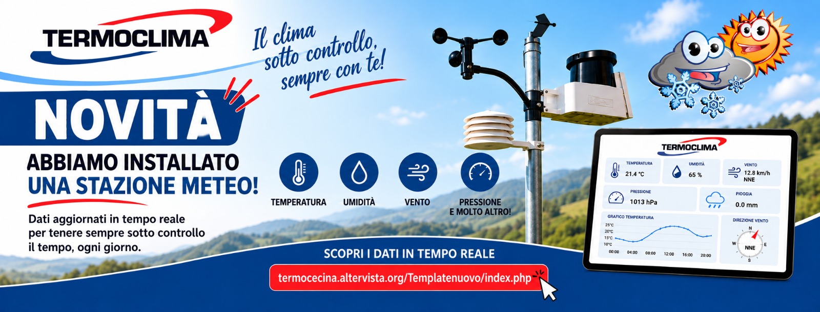 Stazione Meteo Termo Clima Cecina 2026
